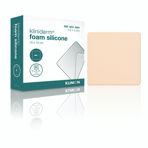 Klinion® Kliniderm® Foam Silicone Dressings (15 x 15 cm) (Pack of 5)