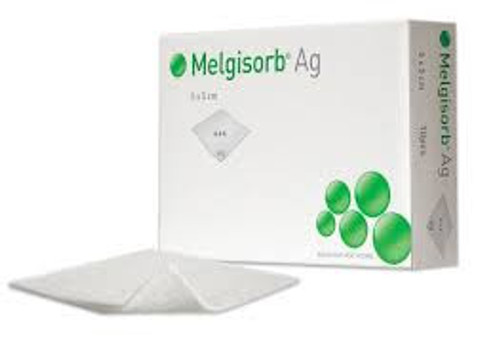 Melgisorb Antimicrobial Alginate Dressings (5 x 5 cm) (Pack of 10)