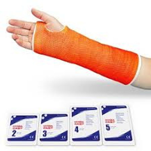 Polyester Casting Tape Orange (5 cm x 3.6 m) (Pack of 10)