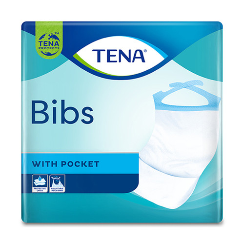 TENA® Disposable Adult Bibs (66 x 37 cm) (Pack of 150)