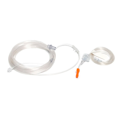 Sentri™ Paediatric Nasal Cannulae | Curved Prongs | CO2 Monitoring Line For Microstream® Capnography | Filter | Tube (2.1 m) (Pack of 40)