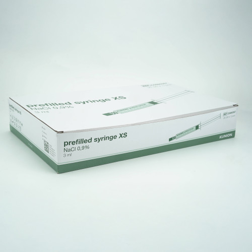 Klinion® Pre–Filled Saline Syringes XS | Externally Sterile (3 ml) (Pack of 30)