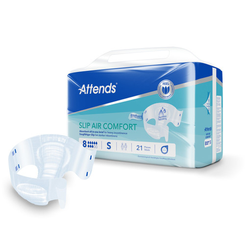 Attends® Slip Air Comfort All–In–One Briefs (9 Large) (Pack of 28)