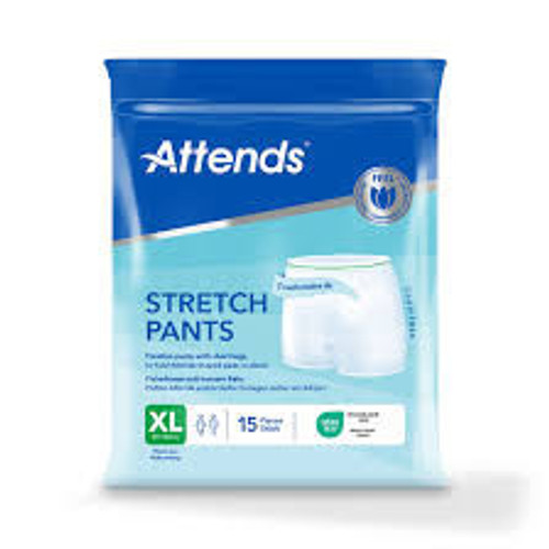 Attends® Stretch Incontinence Pants (XX–Large 130+ cm) (Pack of 15)