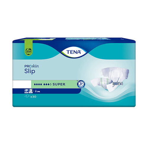 Slip Super Adult Incontinence Nappies Medium (73 to 122 cm (Pack of 30)