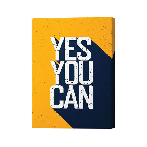 Yes You Can Canvas Print 20x32 Inches SC1STVCD17826M