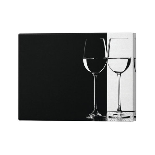 Black and White Glasses Canvas Print 20x32 Inches SC1STVCD05837M