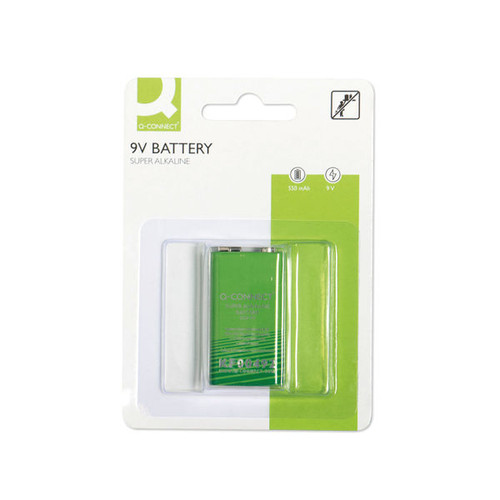Q-Connect 9V High Performance Alkaline Battery KF00492