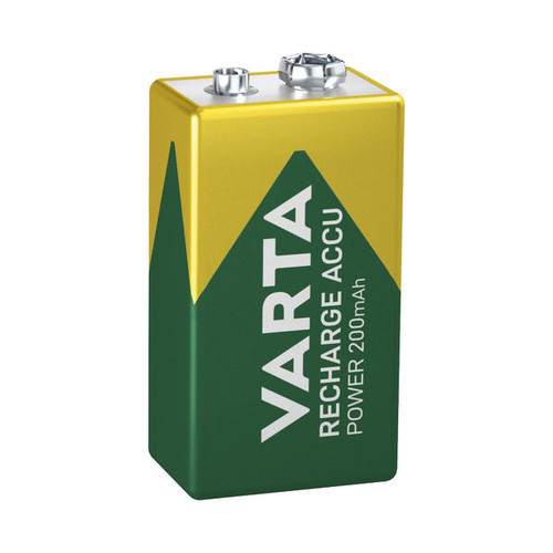 Varta Rechargeable Accu Battery 9V NiMH 200 mAh 56722101401