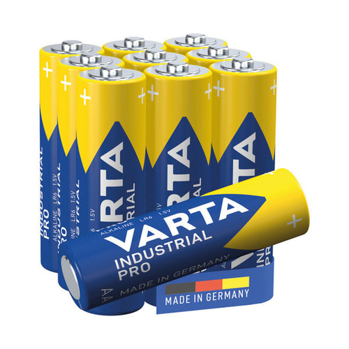 Varta Industrial Pro AA Battery (Pack of 10) 04006211111