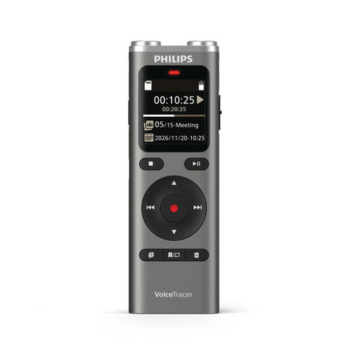 Philips DVT2075 VoiceTracer Audio Recorder with Sembly Speech-to-Text Cloud Software Trial DVT2075/0