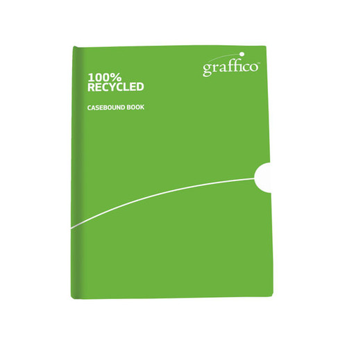 Graffico by 5 Star Recycled Casebound Notebook 160 Pages A5 EN08050