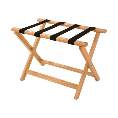 York Wooden Luggage Rack Light Wood 5187