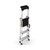Climb-It Professional 3 Tread Step Ladder with Carry Handle Aluminium CAH103