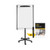 Bi-Office Mastervision Magnetic Mobile Easel Black 70x100cm EA48066720