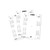 Durable Badgemaker Insert Sheets 52x100mm (Pack of 40) 1458/02