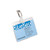 Durable Visitor Badge with Rotating Clip 60x90mm Clear (Pack of 25) 8106