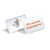 Durable CLICK FOLD Convex Clip and Pin Name Tag Badge Holder 54x90mm (Pack of 25) 8214/19