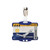 Durable Card Holder with Clip 54x87mm Blue (Pack of 25) 8118/06