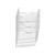 CEP Wall File 5 Compartment White/Crystal 154WHITE