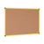 Bi-Office Industrial Ultrabrite Cork Board Yellow Aluminium Frame 180x90cm CA0711721