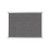 Q-Connect Aluminium Frame Felt Noticeboard with Fixing Kit 1800x1200mm Grey 9700027