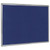 Bi-Office Aluminium Trim Felt Noticeboard 600x450mm Blue FB0443186