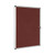 Bi-Office Enclore Display Case Burgundy Felt Acrylic Aluminium Frame 9xA4 VT630106150