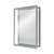 Nobo A4 Poster Frame Anodised Clip Wall Mountable Silver 1915578