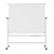 Bi-Office Revolving Whiteboard Lacquered Steel Surface 120x120cm QR0303