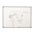 5 Star Drywipe Non-Magnetic Board with Fixing Kit and Detachable Pen Tray 900x600mm 296972