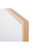 Earth Prime Non-Magnetic Whiteboard 90x60cm Oak MDF Frame MB07002318