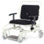 Portering Chair - Bariatric, Rear Steer, Sliding Footrest, Bristol Blue, 930 x 1000 x 1090mm
