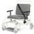 Portering Chair - Bariatric, Rear Steer, Sliding Footrest, Bristol Blue, 930 x 1000 x 1090mm