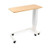 Overchair Table – Height Adjustable, Melamine, Grey White Flat Top with Spearmint Upper Extrusion
