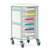 Caretray Trolley - Mild Steel, Standard Level, Single Column 6 x 100mm Trays
