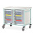 Caretray Trolley - Mild Steel, Low Level, Double Column 6 x 160mm Trays
