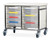 Bristol Maid Caretray Trolley - Stainless Steel - Double Column - 800mm High
