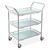General Purpose Trolleys - Mild Steel - Melamine, Small, Three Shelves