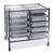 Distribution Trolley - 1 Column, Type A, Stainless Steel