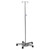 Mobile Infusion Stands - Stainless Steel, Four Hook