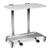 Soiled Linen Trolley -  Stainless Steel Cantilever, Double, Pedal Operated