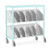 Medical Records Trolleys - Filing, Large - Open Cupboard