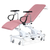Phlebotomy Chair, Variable Height,  Electric with Electric Backrest, Foot Switch, Rosebud
