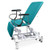 Phlebotomy Chair, Variable Height, Bariatric, Electric with Electric Backrest, Hand Switch, Aquamarine