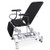 Phlebotomy Chair, Variable Height, Bariatric, Electric with Electric Backrest, Foot Switch, Onyx Black