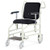 Portering Chair - Front Steer, Nesting, Sliding Footrest, Onyx Black