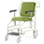 Portering Chair - Front Steer, Nesting, Sliding Footrest, Lime