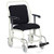 Portering Chair - Front Steer, Nesting, Hinged Footrests, Onyx Black