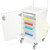 Caretray Trolley - Anaesthesia, 6 x 100mm Trays, High Security Bolt Lock